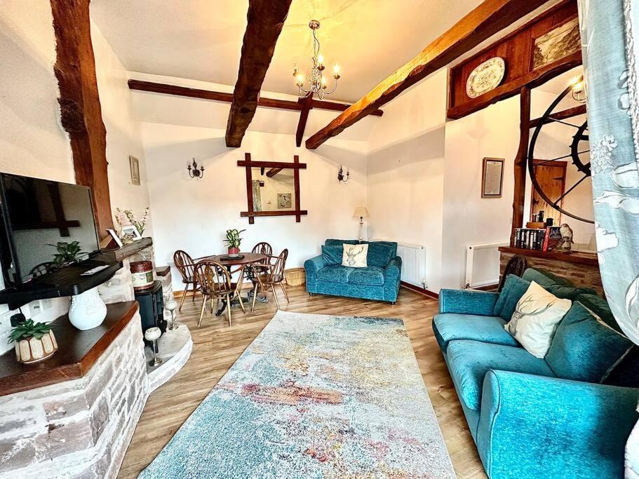 Detached One Level Stone Barn Villa Llangwm-Isaf Ngoại thất bức ảnh